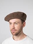 Берет LE BERET FRANCAIS арт. VINTAGE IBERIA (коричневый / серый)